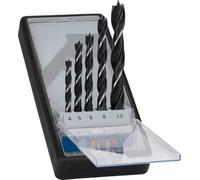 Bosch Professional 5-pcs. Mèches Hélicoïdale Set (pour Bois, Ø 4/5/6/8/10 mm, Accessoires pour Perforateurs)