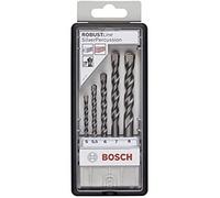 Jeu de forets pour béton 5 pièces tige cylindrique Bosch Accessories 2607010526 1 set