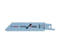Bosch Lame de scie-sabre S 522 BF Flexible pour métal 100 x 19 x 0,9 mm Lot de 5