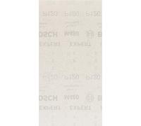 Bosch Professional 50x Abrasifs réticulés Expert M480 (pour Bois dur, Peinture sur bois, 115x230 mm, Grain 120, Accessoires Ponceuse excentrique)