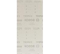 Bosch Professional 50x Abrasifs réticulés Expert M480 (pour Bois dur, Peinture sur bois, 115x230 mm, Grain 220, Accessoires Ponceuse excentrique)