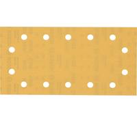 Bosch Professional 50x Expert C470 avec 14 trous (pour bois dur, peinture sur bois, 115x230 mm, grain 400, accessoires pour ponceuses vibrantes)
