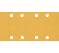 Bosch Professional 50x Expert C470 avec 8 trous (pour bois dur, peinture sur bois, 93x186 mm, grain 180, accessoires pour ponceuses vibrantes)