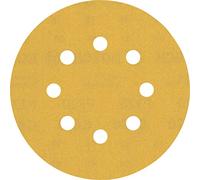 BOSCH Feuille abrasive EXPERT C470 a 8 trous, 125 mm, G 320, 50 pieces 2608900915