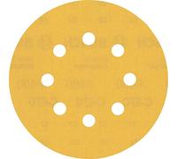 Bosch Professional 50x Feuilles abrasives Expert C470 à 8 trous (pour Bois dur, Peinture sur bois, Ø 125 mm, Grain 400, Accessoires Ponceuse excentrique)