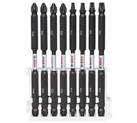 Bosch Professional 8 pièces Pack d'Embouts de Vissage Double Tête (Impact Control, T/PZ/PH Bits, Longueur 110mm, Pick and Click, Accessoires de visseuse à percussion)