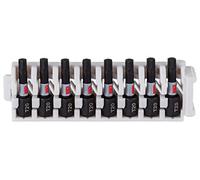 Bosch Professional 8 pièces Pack d'Embouts de Vissage Torx (Impact Control, T20 Bits, Longueur 25mm, Pick and Click, Accessoires de visseuse à percussion)