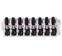 Bosch Professional 8 pièces Pack d'Embouts de Vissage Torx (Impact Control, T25 Bits, Longueur 25mm, Pick and Click, Accessoires de visseuse à percussion)