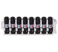 Bosch Professional 8 pièces Pack d'Embouts de Vissage Torx (Impact Control, T40 Bits, Longueur 25mm, Pick and Click, Accessoires de visseuse à percussion)