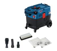Bosch Professional Aspirateur polyvalent GAS 400 A (1 200 W, système de nettoyage automatique de filtre (AFC), y compris filtre principal, flexible, adaptateur PT, tube courbé, 2x sacs jetables)