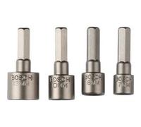 Bosch Professional Assortiment de 4 douilles pour Vis à tête six pans 1/4' ISO 1173 G