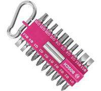 Bosch Professional Assortiment d'embouts de vissage 21 pièces Fuschia Rose G