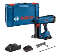 Bosch Professional BITURBO GNB 18V-38 Cloueuse à béton sans fil (diamètre de clou 2,7-3,0 mm, longueur max. des clous 38 mm, 2 batteries ProCORE 4,0 Ah, chargeur GAL 18V-40, 1 goupille d'expression, 1