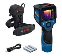Bosch Professional caméra thermique GTC 12V-450-13 (résolution 256x192 px, -20°C to +450 °C, double source d’alimentation, adaptateur piles AA1, 4x 1,5 V LR6 AA, housse, câble USB-C®, boite carton)
