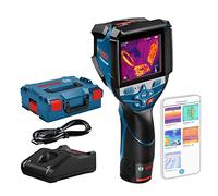 Bosch Professional Caméra thermique GTC 600 C 12V System (1 batterie 12 V, avec fonction appli, plage de températures : -20°C à +600°C, résolution : 256x192 px, en coffret L-Boxx)