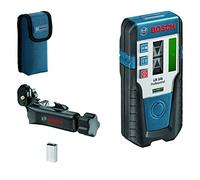 Bosch Professional Cellule de Réception Laser LR 1 G (Faisceau Vert, 1 Pile 9 V, Portée : 0-200 m) Bleu