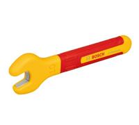 Bosch Professional clé plate VDE de 10 mm (fourche inclinée à 15°, certifiée jusqu'à 1 000 V, isolée avec un élastomère thermoplastique (TPE))