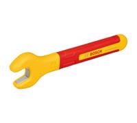 Bosch Professional clé plate VDE de 13 mm (fourche inclinée à 15°, certifiée jusqu'à 1 000 V, isolée avec un élastomère thermoplastique (TPE))