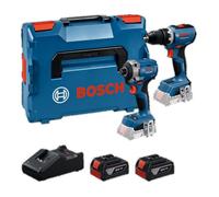 Combo Kit 2 outils 18 V GSR + GDR + 2x GBA 5.0 Ah + GAL 18V-40 Professional - BOSCH - 0615A50090