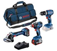 Bosch Bosch Combo Kit 3 outils Kit professionnel 18V (GSB,GDXGWS,2x5.0Ah) Quantité:1