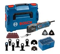 Bosch Professional découpeur-ponceur GOP 30-28 (7 lames plongeantes BIM Starlock, 2 lames segments BIM Starlock, 1 plateau concrétion carbure, 5 feuilles abrasives, 1 plateau triangulaire, L-BOXX)