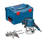 Bosch Professional défonceuse GOF 1250 CE (avec clé plate de 19 mm, butée parallèle avec réglage fin, adaptateur pour bague de copiage, pince de serrage, L-BOXX)