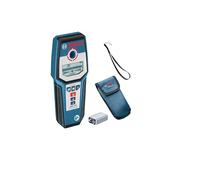 Bosch Professional Détecteur mural GMS 120 (profondeur de détection maxi bois/métaux magnétiques/métaux non-magnétiques/câbles sous tension : 38/120/80/50 mm, dans boîte en carton)
