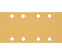 Bosch Professional Expert C470 Papier abrasif à 8 trous pour ponceuses vibrantes, 93 x 186 mm, G 80, 10 pces (2608900855)