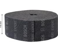 Bosch Accessories Rouleaux abrasifs non-tissés Expert N880 (pour Tôles en acier, Largeur 115 mm, Longueur 10 m, Accessoire Ponçage manuel)
