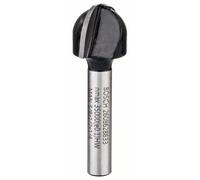 Bosch Professional Fraise à canneler Standard for Wood 1/4'' R1 8 mm, D 15,9 mm, L 12,3 mm, G 45 mm - 2608628633