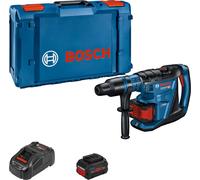 BOSCH Professional GBH 18V-40 C Set de marteau perforateur sans fil 18,0 V, avec 2 batteries