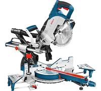 Bosch Professional GCM 8 SJL Scie à onglet coulissante Ø 216 mm avec 1 lame de scie standard pour matériaux multiples, en carton Bleu