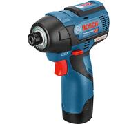 BOSCH Professional GDR 12V-110 Jeu de visseuses à chocs sans fil 12,0 V, avec 2 batteries