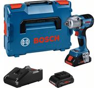 BOSCH Professional GDS 18V-450 HC Jeu de visseuses à chocs sans fil 18,0 V, avec 2 batteries