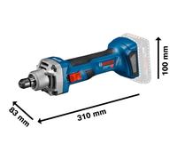 BOSCH Professional GGS 18V-20 Meuleuse droite sans fil 18,0 V, sans batterie