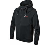 Bosch Professional GHH 12+18V XA 06188000GB veste de travail avec capuche, Système de chauffage, Taille S, 3 zones de chauffage réglables, Batterie 12V, Noir