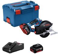 Bosch Professional GKM 18V-50 Scie circulaire portative sans fil Profondeur de coupe max. (90°) 50 mm 18 V 5 Ah