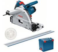 Bosch GKT 55 GCE + FSN 1400 PROFESSIONAL 16,5 cm Noir, Bleu, Argent 6250 tr/min 1400 W