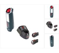 Bosch Professional GLI 12V-300 Lampe sans fil + 2x Batteries GBA 12 V 3,0 Ah + Chargeur GAL 1230