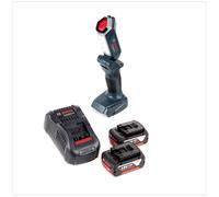 Bosch Professional GLI 18V-300 Lampe sans fil + 2x Batteries GBA 18 V 4,0 Ah + Chargeur GAL 1880