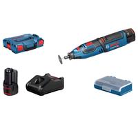 Bosch Professional GRO 12 V LI 06019C5001 Outil multifonction sans fil + 2 batteries, + accessoires, + mallette 9 pièces 12 V