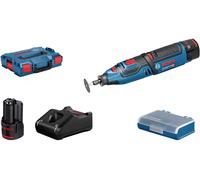 Bosch Professional GRO 12 V LI 06019C5001 Outil multifonction sans fil + 2 batteries, + accessoires, + mallette 9 pièces 12 V 2 Ah Nombre d'accus fournis 2