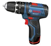 Bosch Perceuse-visseuse à percussion sans fil GSB 12V-15, avec 2 x 2.0 Ah Li-Ion batterie - 06019B690H