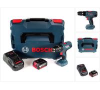 Bosch Professional GSB 18V-21 Perceuse-visseuse à percussion sans fil 18V 55Nm + 1x batterie 3,0Ah + chargeur + L-Boxx