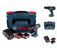 Bosch Professional GSB 18V-21 Perceuse-visseuse à percussion sans fil 18V 55Nm + 2x batterie 3,0Ah + chargeur + L-Boxx