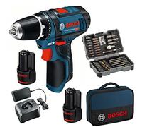 Bosch Professional GSR12V15 batterie rechargeable Bohrschrauber 2x 2.0Ah