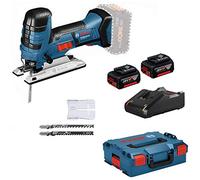 Scie sauteuse 18V 2 batteries 4.0Ah + chargeur + L-Boxx GST 18 V-LI S BOSCH - 06015A5107