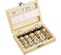 Bosch Professional Jeu de 5 embouts de charnière dede métal dur (Ø 15/20/25/30/35/35 mm, accessoires pour forets de tournage)