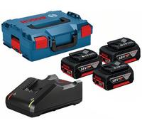 BOSCH Professional Kit de 3 batteries GBA 18V 5,0 Ah + chargeur GAL 18V-40 dans 0615990L3T