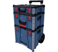 Bosch Professional L-BOXX Contractor Set 3 Professional 1600A037DY pour les artisans Valise trolley non équipée (L x l x H) 559 x 530 x 936 mm